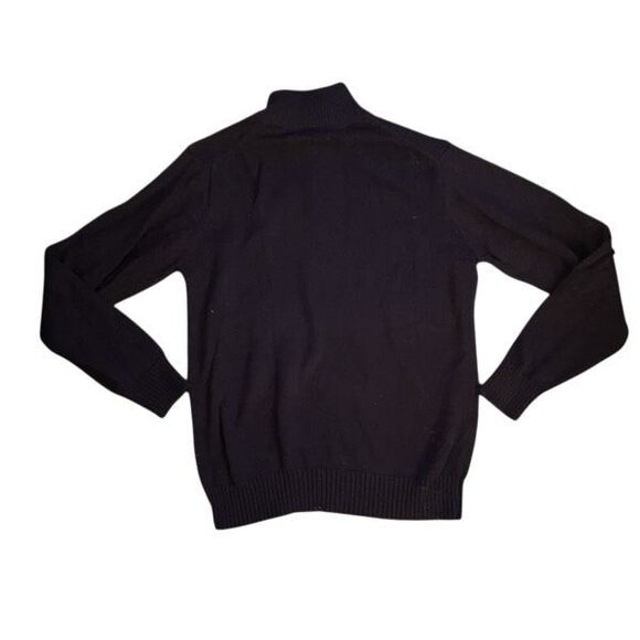 OSCAR DE LA RENTA 1/2 ZIP QUARTER ZIP SWEATER - Picture 4 of 6